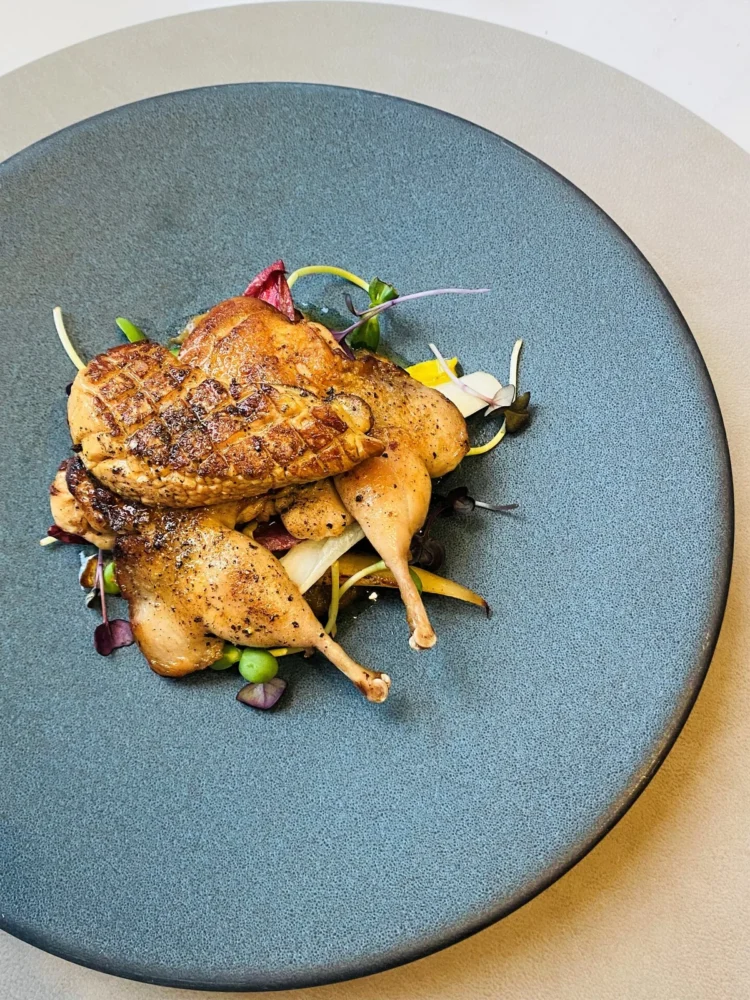 Ormisson menu roasted quail